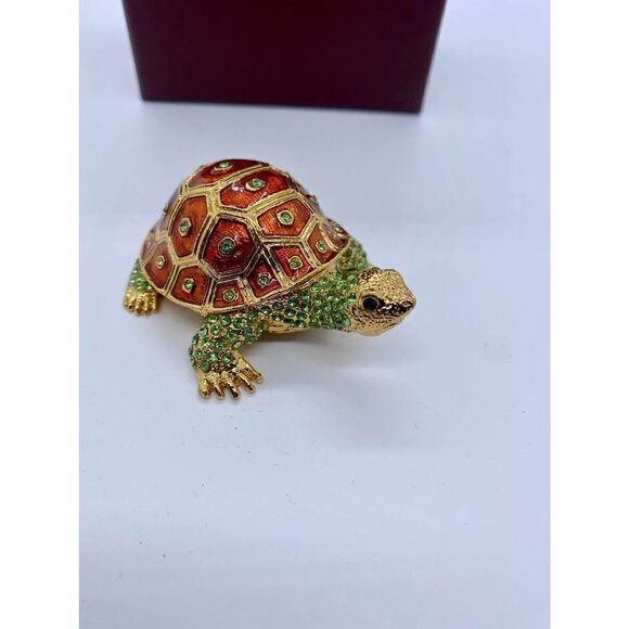 Taylor Avedon Turtle Jewelry/Trinket Box - Picture 1 of 6